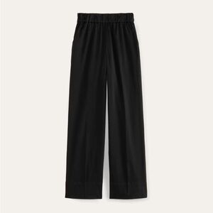 Everlane The Easy Pant Straight Pant Cotton Pull On Elastic Waist Women's Small